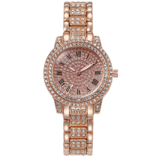 Women'S Luxury Crystal Exquisite Wristwatch Quartz Relogio Feminino Casual Ladies Watches Clock Montre Femme Mujer Female Saati