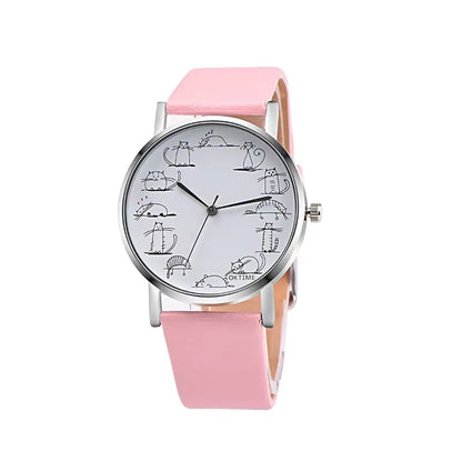 2025 Ladies Watches Casual Women Watches Cat Watches Female Wristwatches Quartz Cheap Price Dropshipping Relogio Feminino