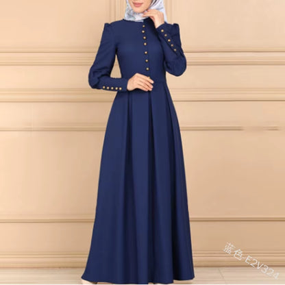 2025 Women's Long Muslim Dress - Abayas, Arabic Caftan, Moroccan Kaftan, Djelaba, Islamic Clothing