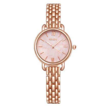 Fashion Rose Gold Woman Watch Luxury Stainless Steel Ladies Watches Small Dial Elegant Female Quartz Bracelet Wristwatch Reloj