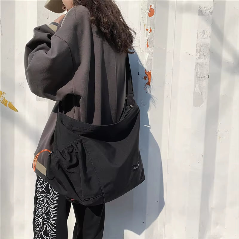 Shoulder Bags, Women'S Fashion Lazy Trend Bags, Large-Capacity Bags, Student Bags, New Korean Version of Simple Messenger Bags