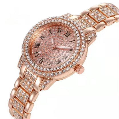 Women'S Luxury Crystal Exquisite Wristwatch Quartz Relogio Feminino Casual Ladies Watches Clock Montre Femme Mujer Female Saati