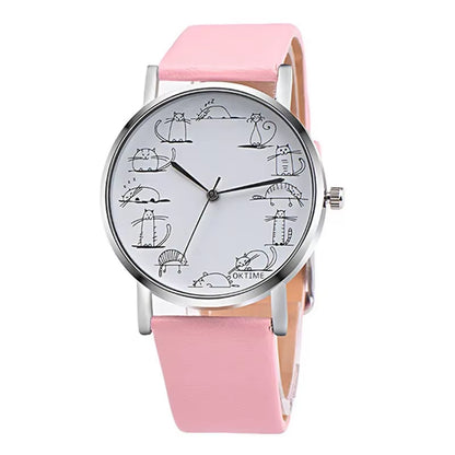 2025 Ladies Watches Casual Women Watches Cat Watches Female Wristwatches Quartz Cheap Price Dropshipping Relogio Feminino