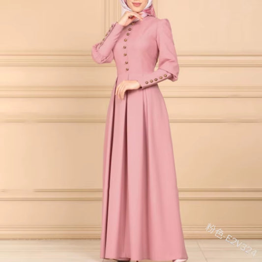 2025 Women's Long Muslim Dress - Abayas, Arabic Caftan, Moroccan Kaftan, Djelaba, Islamic Clothing