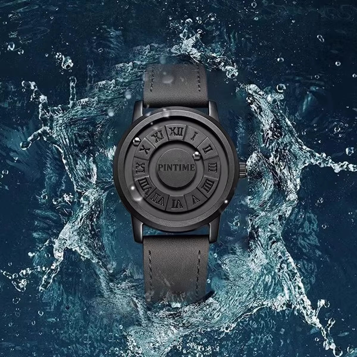 Pintime/New Men'S and Ladies' Watches Cool Magnetic Suspension High-Tech Concept Waterproof Watch