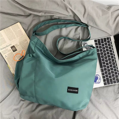 Shoulder Bags, Women'S Fashion Lazy Trend Bags, Large-Capacity Bags, Student Bags, New Korean Version of Simple Messenger Bags