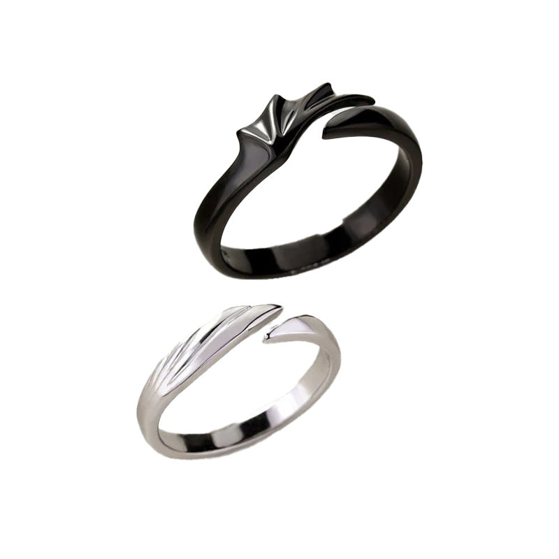 Angels & Demons Men and Women Combination Couple Rings